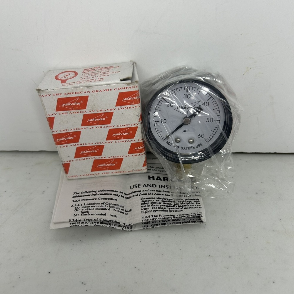 Harvard‎ Pressure Gauge IPPG 602-4L